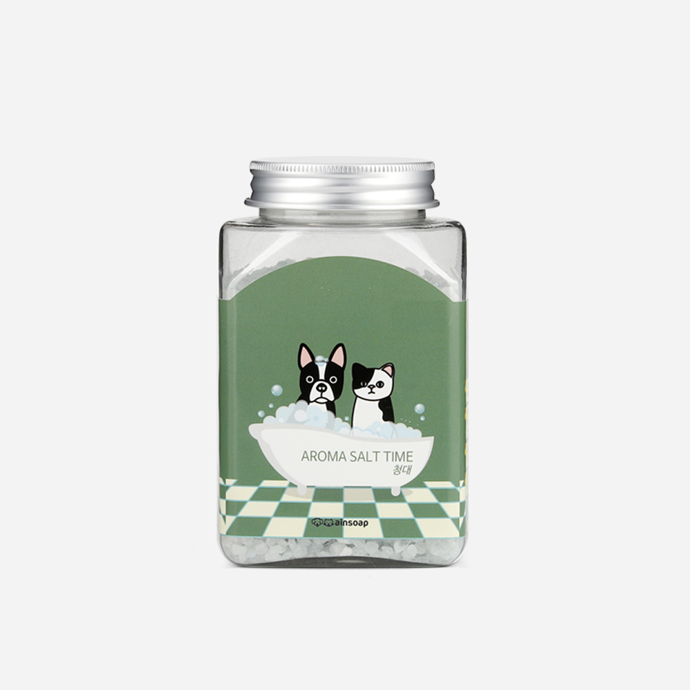 고양이 강아지 스파 목욕용품 아로마솔트타임 청대 260g