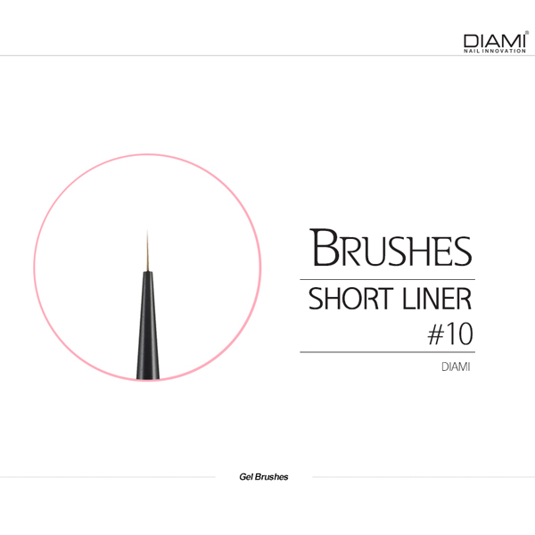 [DIAMI BRUSH] 다이아미 브러쉬 10호 숏 라이너 - 상품 이미지