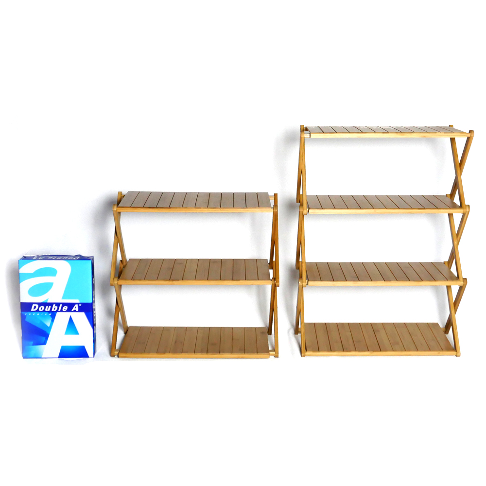 원스위크라이프 캠핑 선반 접이식 우드 쉘프 기본형 3단