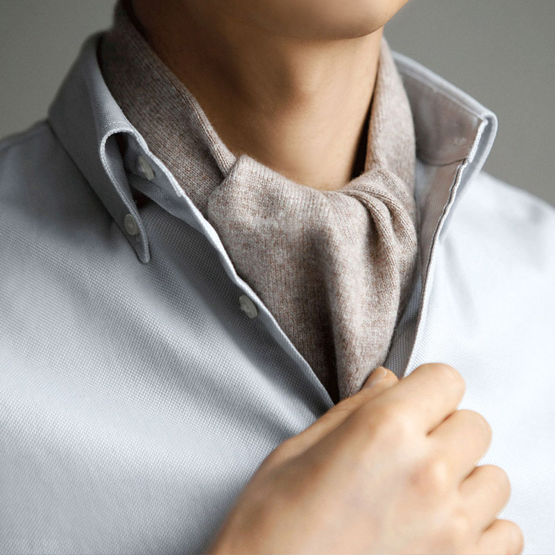 캐시미어울 남자스카프머플러 셔츠용짧은쁘띠미니숏니트목도리 여자커플간절기가을겨울봄패션 젠틀맨