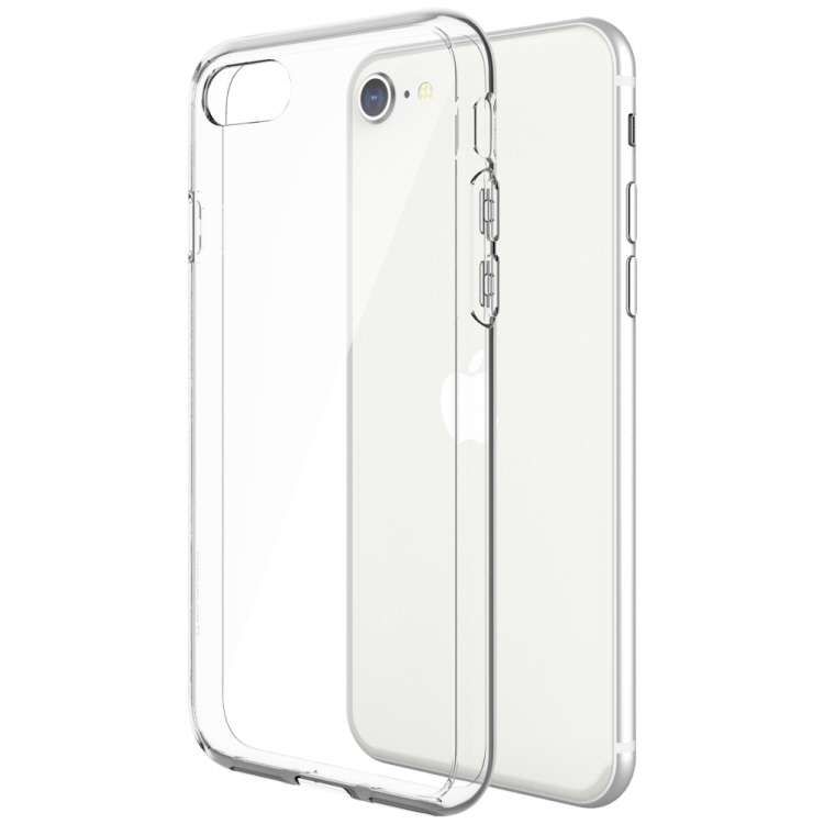 모란카노 퓨어쉴드 에어쿠션 범퍼 클리어 케이스 투명, 아이폰7-8-SE2-SE3 공용