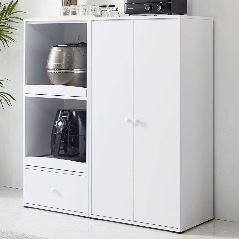 라이언 주방 전자 렌지대 에어프라이어 밥솥 다이 수납장 밥통 정리대 렌지장