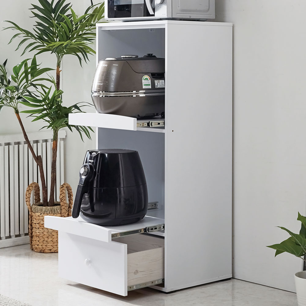 라이언 주방 전자 렌지대 에어프라이어 밥솥 다이 수납장 밥통 정리대 렌지장