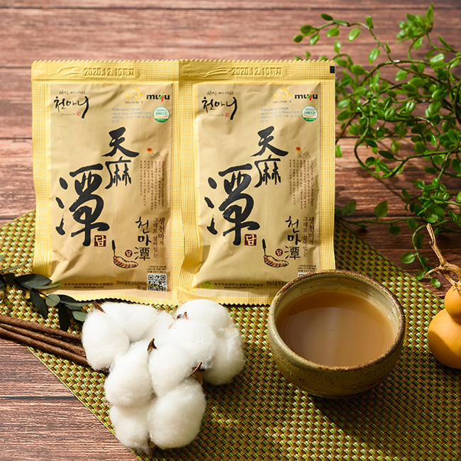 [쓰러지면 천마니] 무주천마 천마담 진액 3+1box 원기회복 즙 부모님 선물 이미지 3