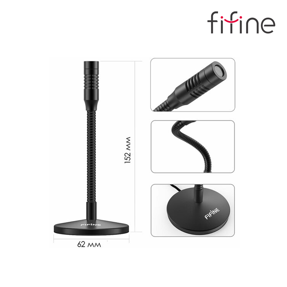 FIFINE K050 (신모델) 유선 콘덴서마이크 개인방송 유튜브 /병행 - 상세 이미지 3