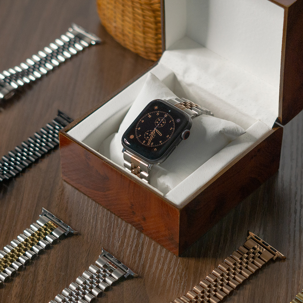 웨어플래닛 애플워치 프리미엄 쥬빌레 메탈 밴드 스트랩 시계 줄 10 울트라 호환 - 상세 이미지 2