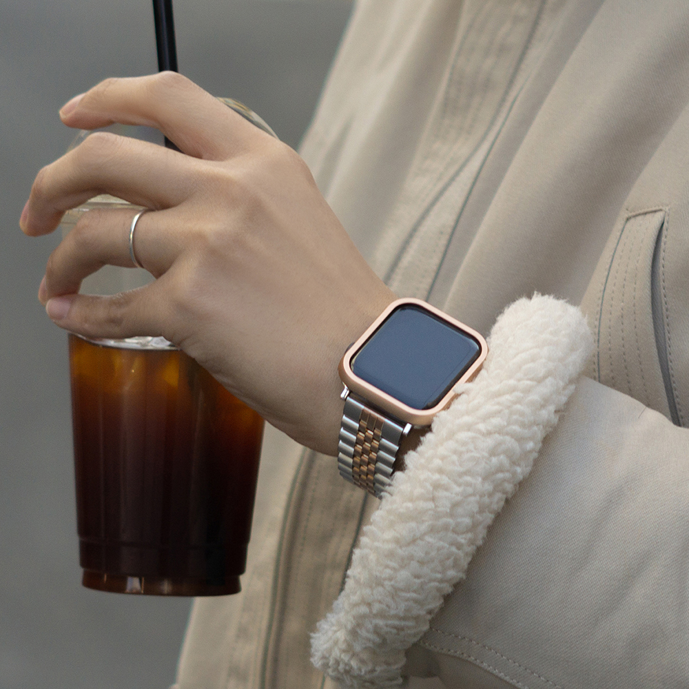 웨어플래닛 애플워치 프리미엄 쥬빌레 메탈 밴드 스트랩 시계 줄 10 울트라 호환 - 상세 이미지 3