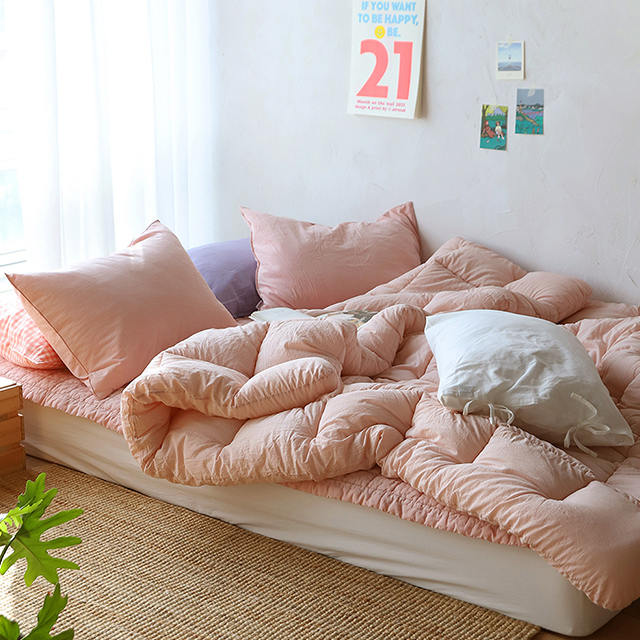 감성코튼 피그먼트 순면 워싱 차렵이불 12컬러