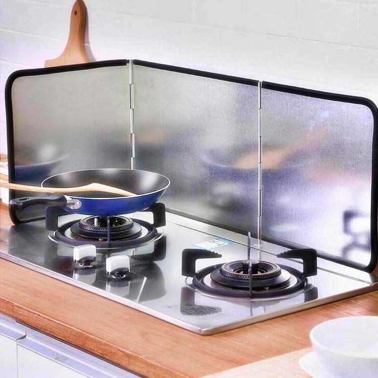 가스렌지 가림막 소형 가스레인지 덮개 기름 튐방지 가드 가정용 캠핑용 조리대