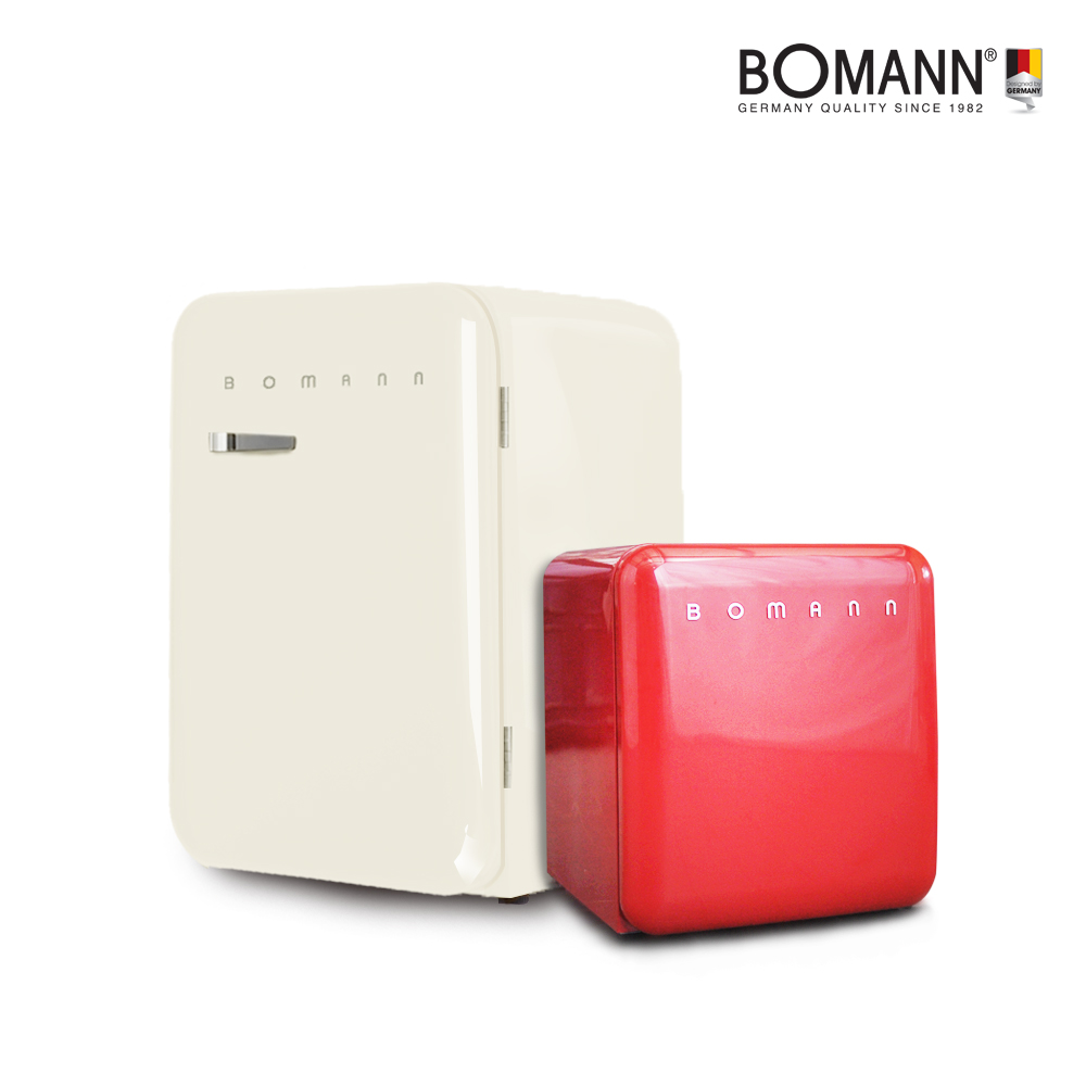 보만 레트로 소형 냉장고 106L 아이보리 RF1065I