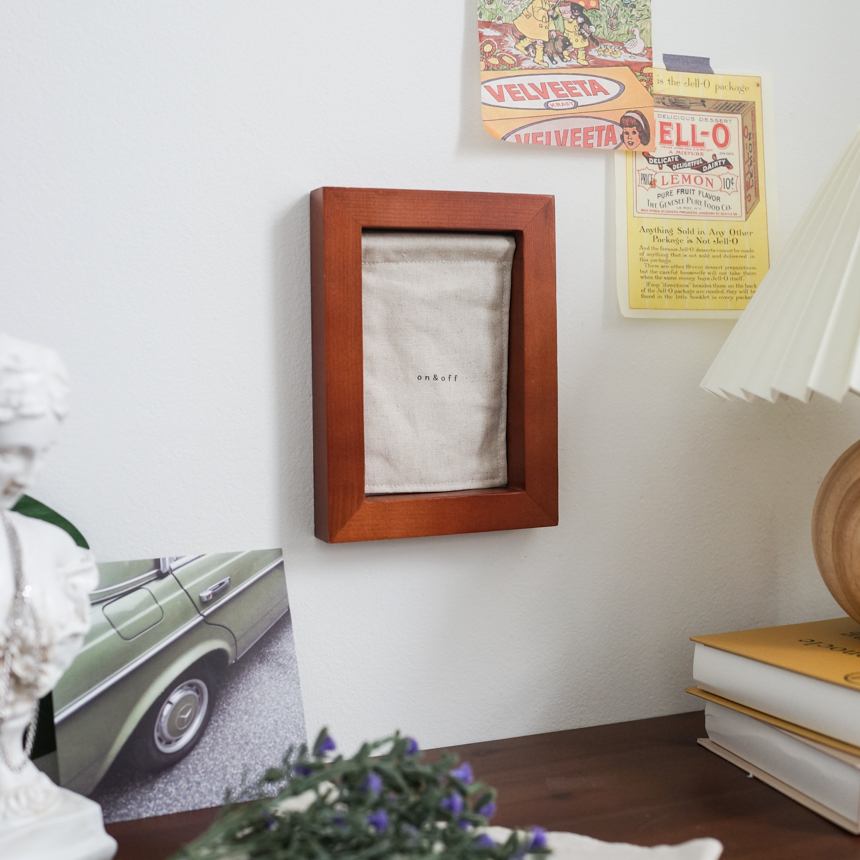 자체제작 우드 스위치 가리개 콘센트 패브릭 커버 3color