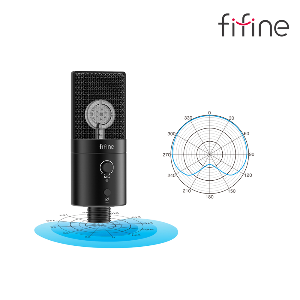 FIFINE K683B (신모델) 유선 콘덴서마이크 개인방송 유튜브 /병행 - 상세 이미지 3
