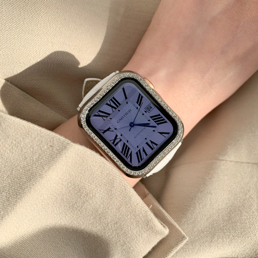 [스마트워치] 리얼 가죽 패턴 스마트워치 38mm 40mm 41mm  스트랩 밴드 6color 상세 이미지 33