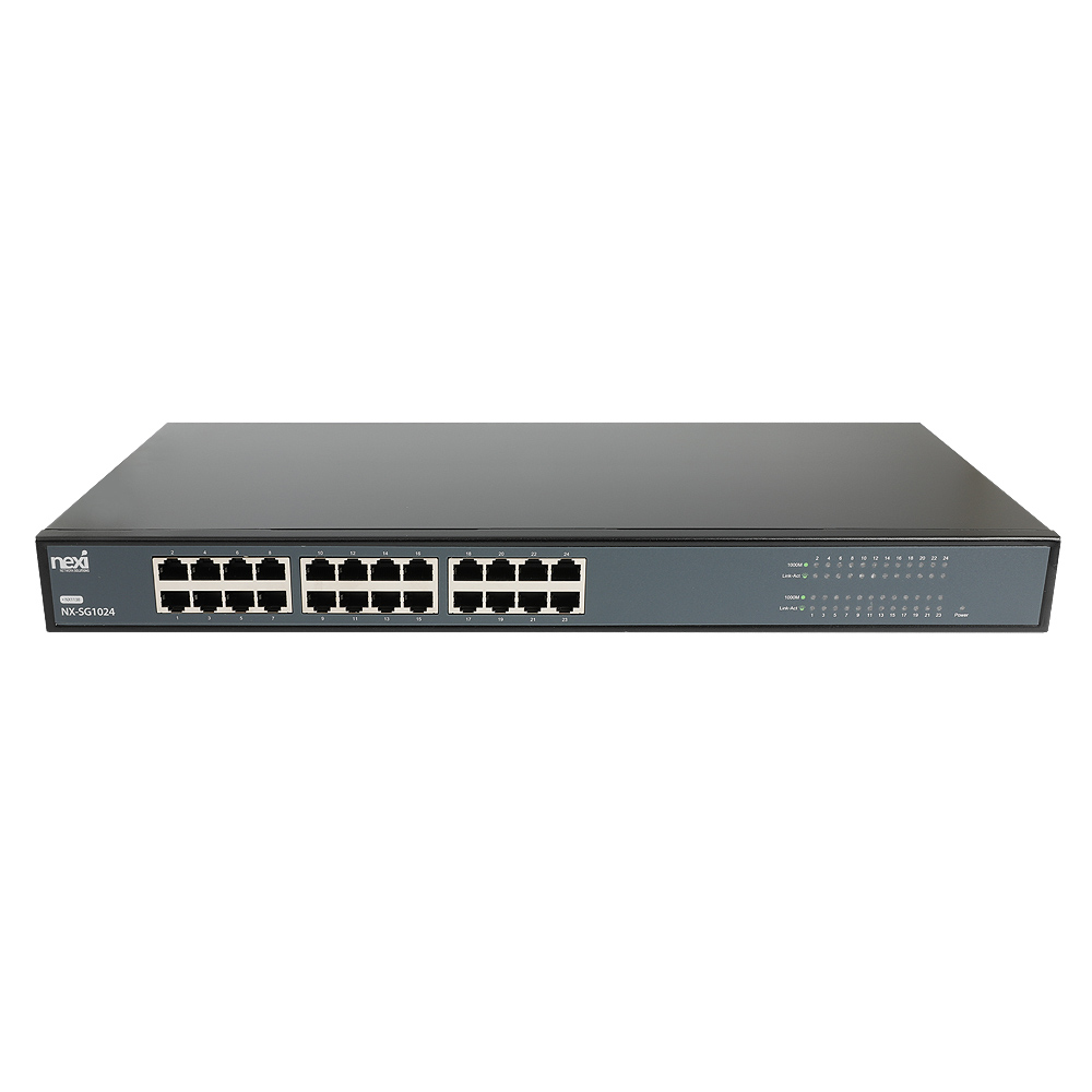 넥시 24포트 기가 비트 스위칭 허브 NX-SG1024 NX1138 - 상세 이미지 3