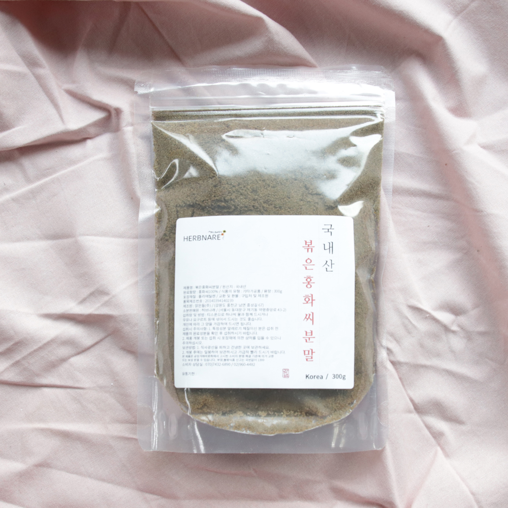 국산 볶은 홍화씨가루 홍화씨분말 300g - 상세 이미지 2