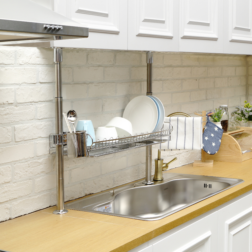 아이넥스 원터치 기둥형 식기건조대 600U