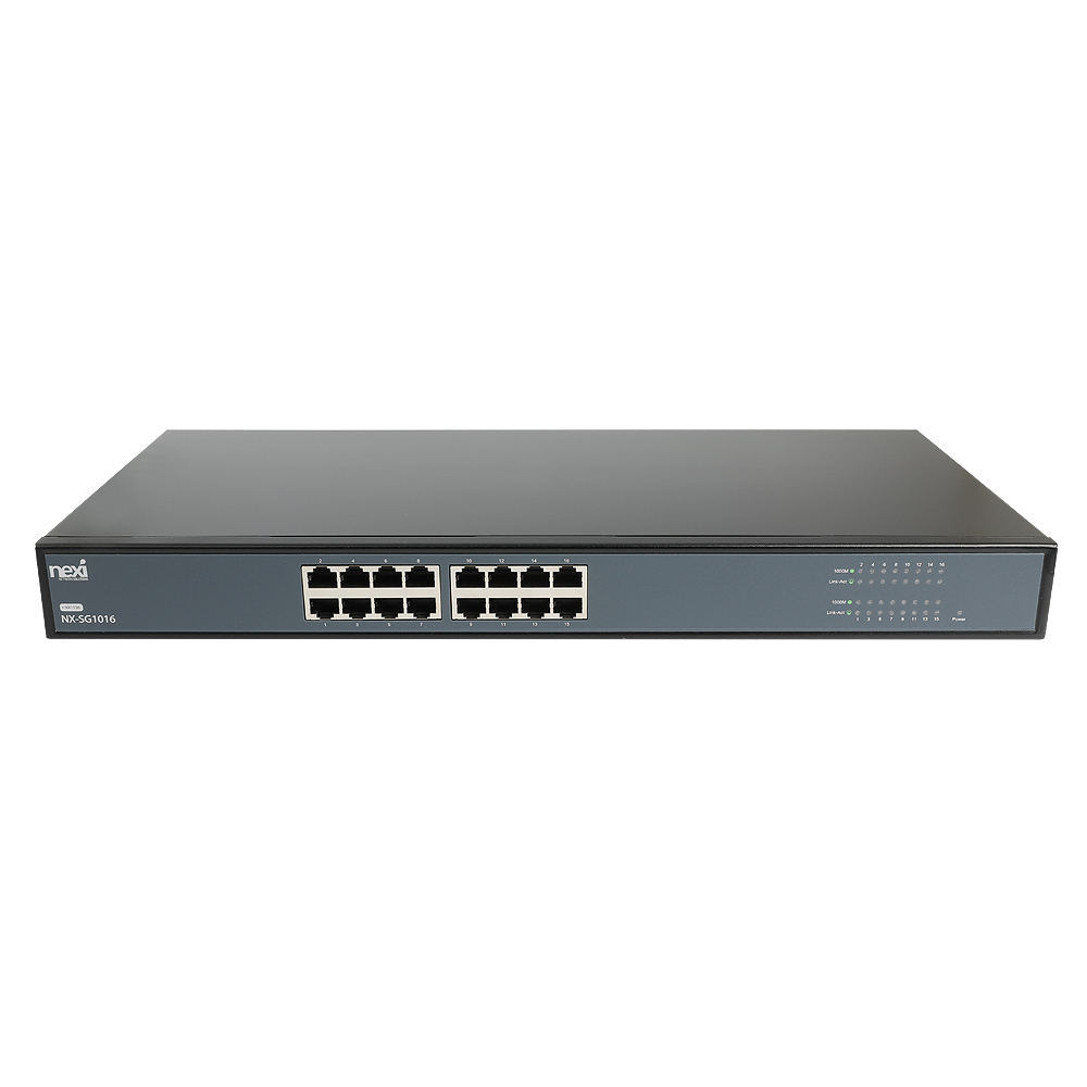 넥시 16포트 기가 비트 스위칭 허브 NX-SG1016 NX1136 - 상세 이미지 3
