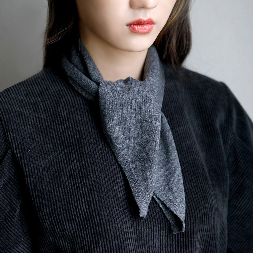 캐시미어울 남자스카프머플러 셔츠용짧은쁘띠미니숏니트목도리 여자커플간절기가을겨울봄패션 젠틀맨