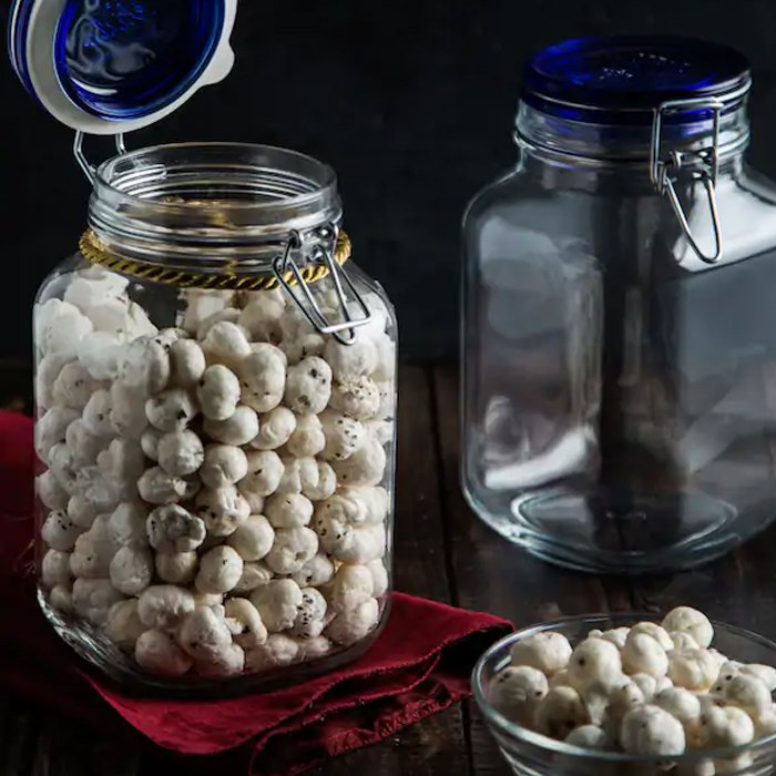 보르미올리 피도 유리용기 밀폐유리병 발효용기 쨈병 과일청병 / 블루 5000ml