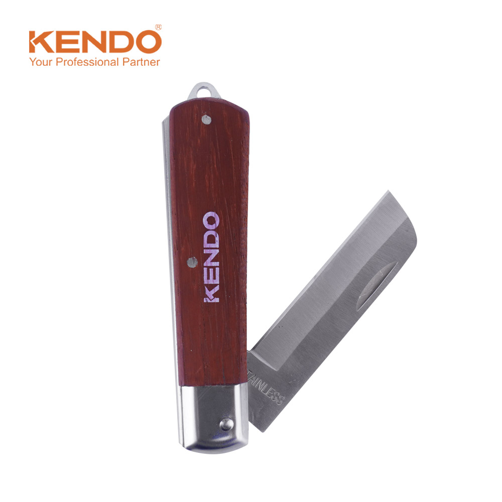 KENDO 우드 전공칼 200mm 30674N 전선 피복 - 메인 이미지