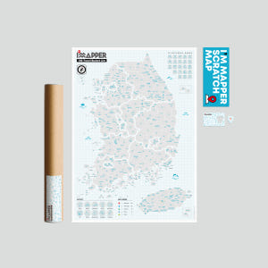 국내 여행지도 버킷리스트 아임매퍼 스크래치맵 실사용 후기 | 효과 있을까? - 상품 이미지 3