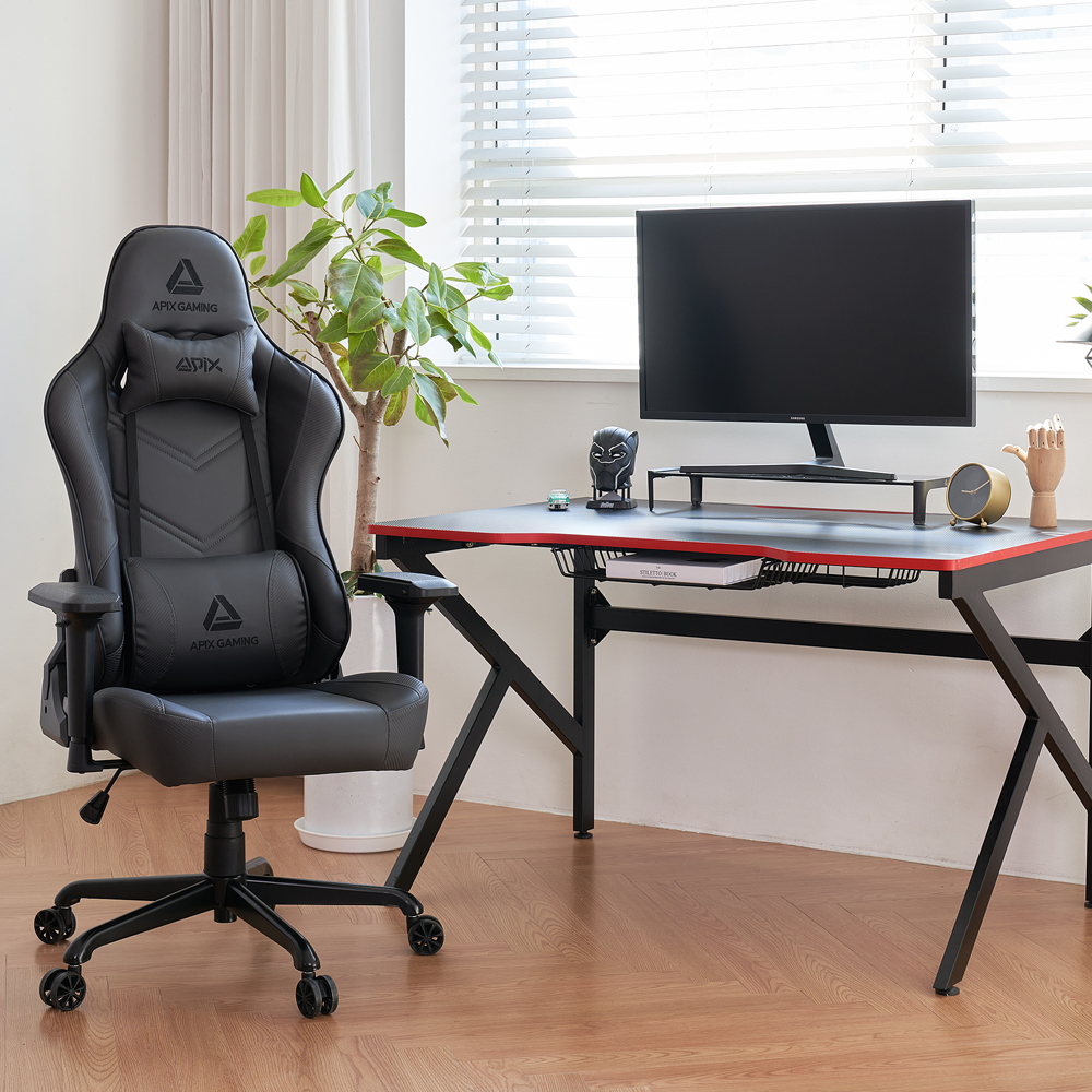 에이픽스 GD001 1200 책상 + GC001 울프 의자 SET