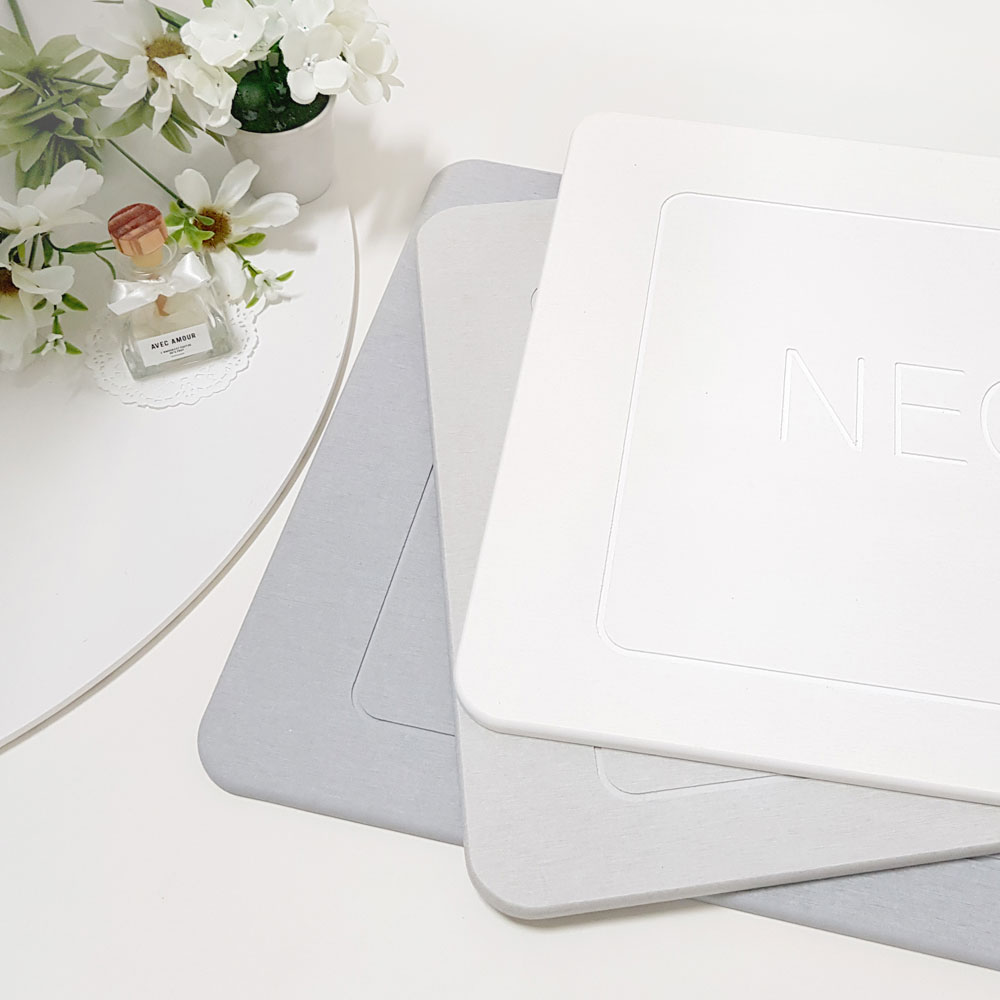 대형 규조토 발매트 구조토 발 매트 욕실 싱크대 주방 강아지 고양이 현관 발판 바닥