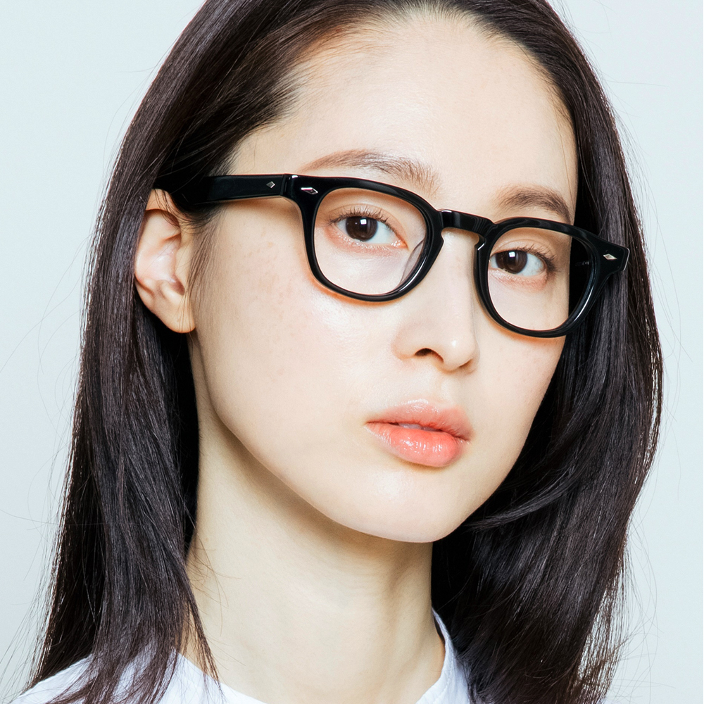 애쉬크로프트 긴즈버그 43사이즈 남자 여자 뿔테 안경 알작은안경 - 메인 이미지