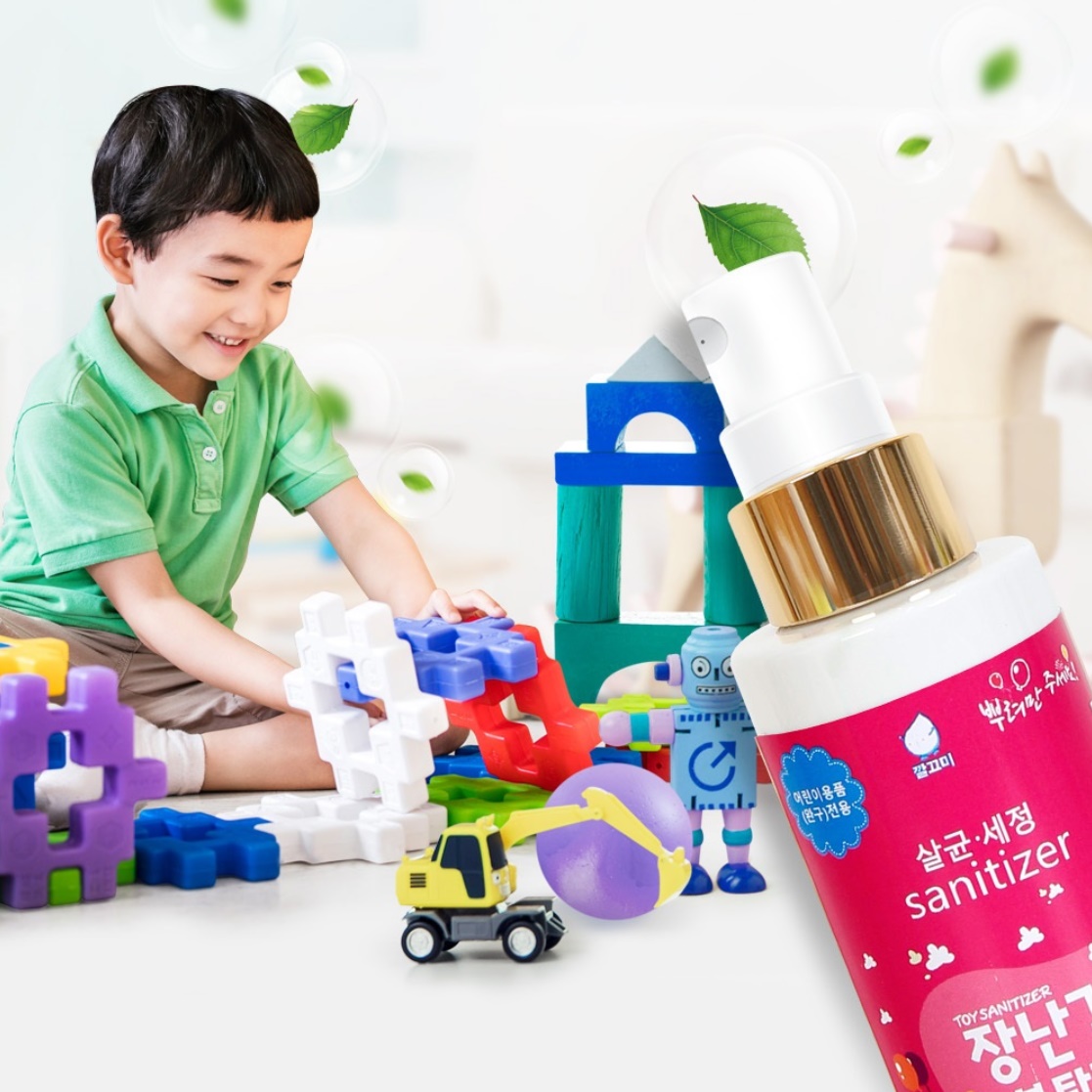 완구 장난감 세정제 옷에 뿌리는 소독제 아기 살균 소독약 100ml