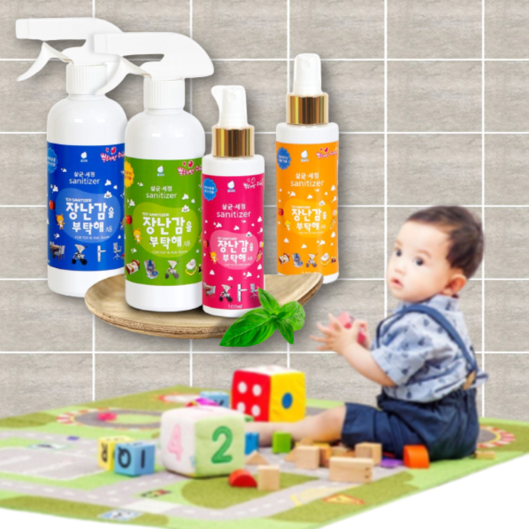 완구 장난감 세정제 옷에 뿌리는 소독제 아기 살균 소독약 100ml