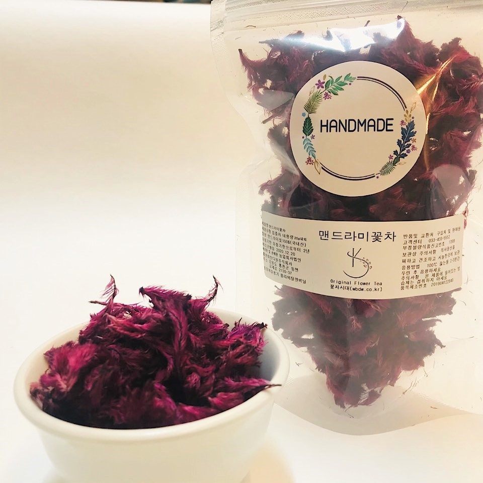 꽃차시대 맨드라미꽃차 대용량 팩20g 이미지 7