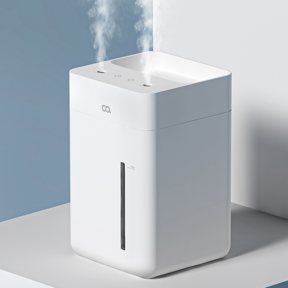 오아 센스S 듀얼 무선 미니 가습기 1L 사무실 탁상용 책상 충전식 usb 필터 탁상