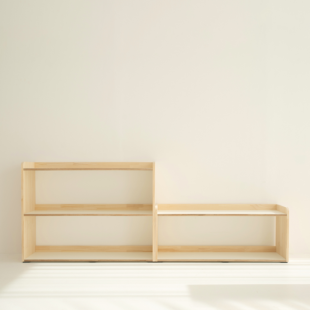 모로우드 어거스트 교구장 1단 2단 3단 유아 아기 전면 책장 어린이집 유치원 교구 수납장 - 상세 이미지 4