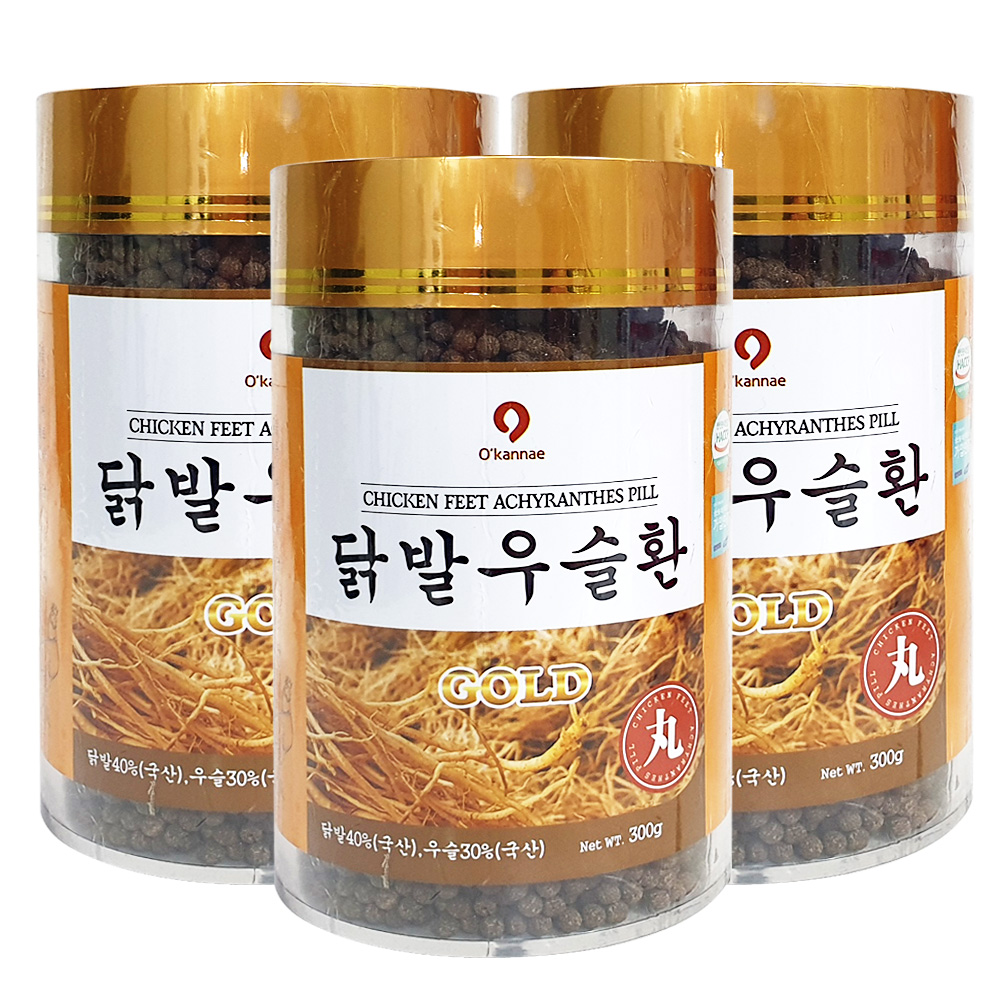 닭발우슬환 300g X3통 우슬닭발환 영양제 - 상품 이미지