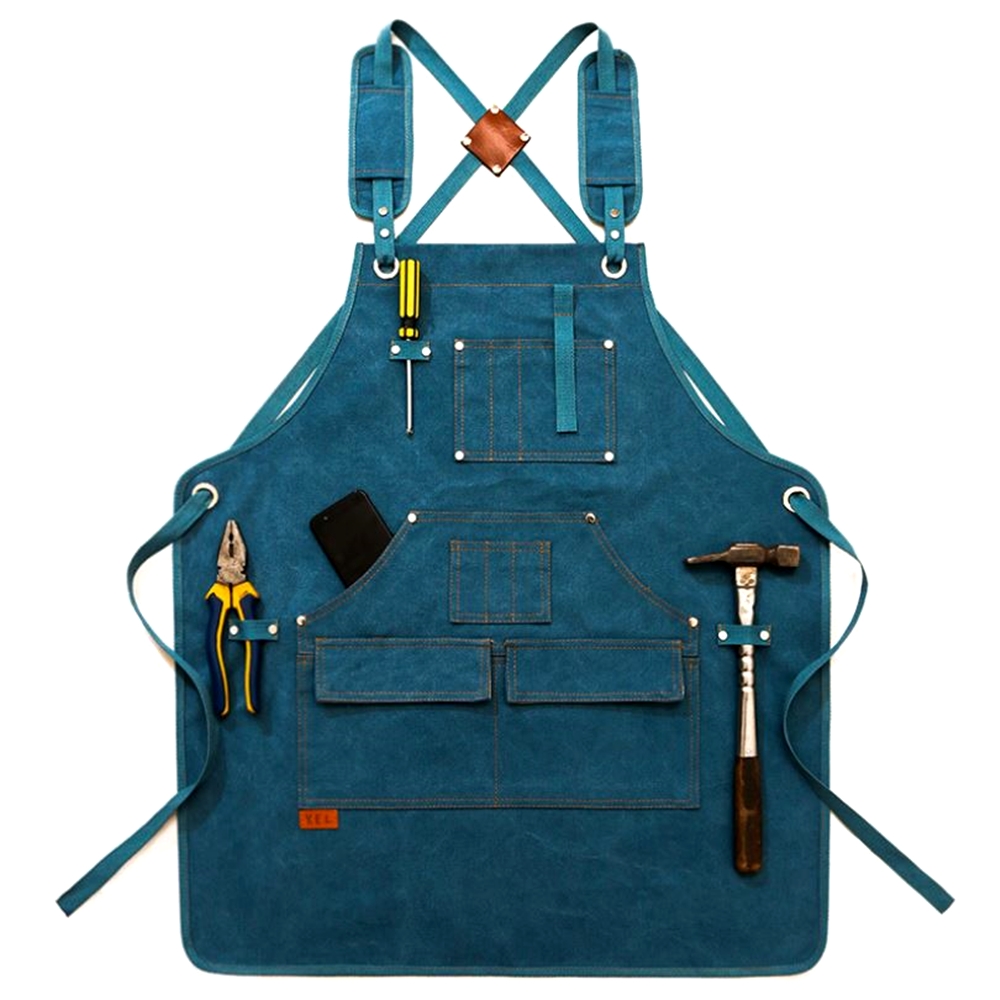 남자 목공앞치마 바리스타 공방 방수 데님 앞치마