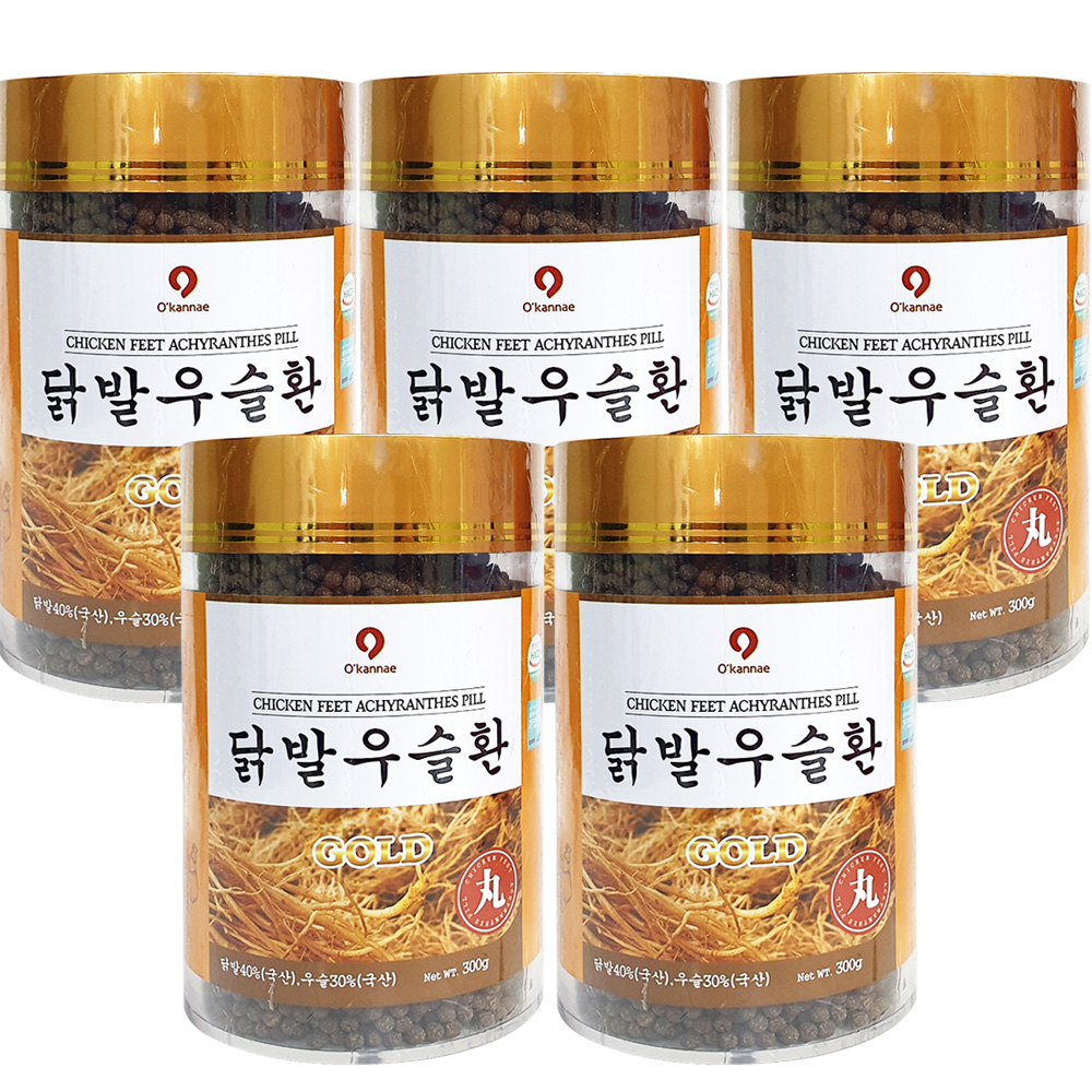 닭발우슬환 300g X5통 우슬닭발 영양제 무릎 관절 - 상품 이미지