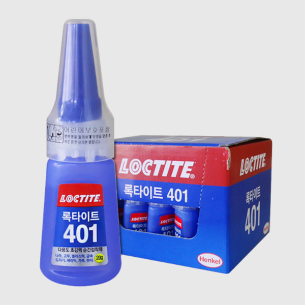 록타이트 401 20g 순간접착제 1Box (25개입) 일반용 다용도 : 조이 라이프