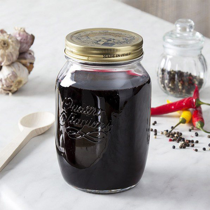 보르미올리 콰트로 스타지오니 유리용기 밀폐유리병 과일청 담금주 피클 발효용기 1500ml