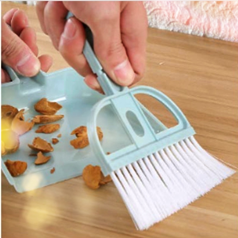 미니 빗자루 세트 책상 빗자루 미니 쓰레받기 지우개 가루 청소기