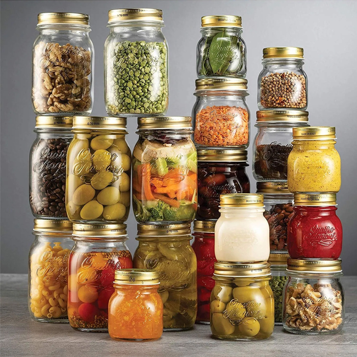 보르미올리 콰트로 스타지오니 유리용기 밀폐유리병 피클 과일청 잼병 양념병 발효용기
