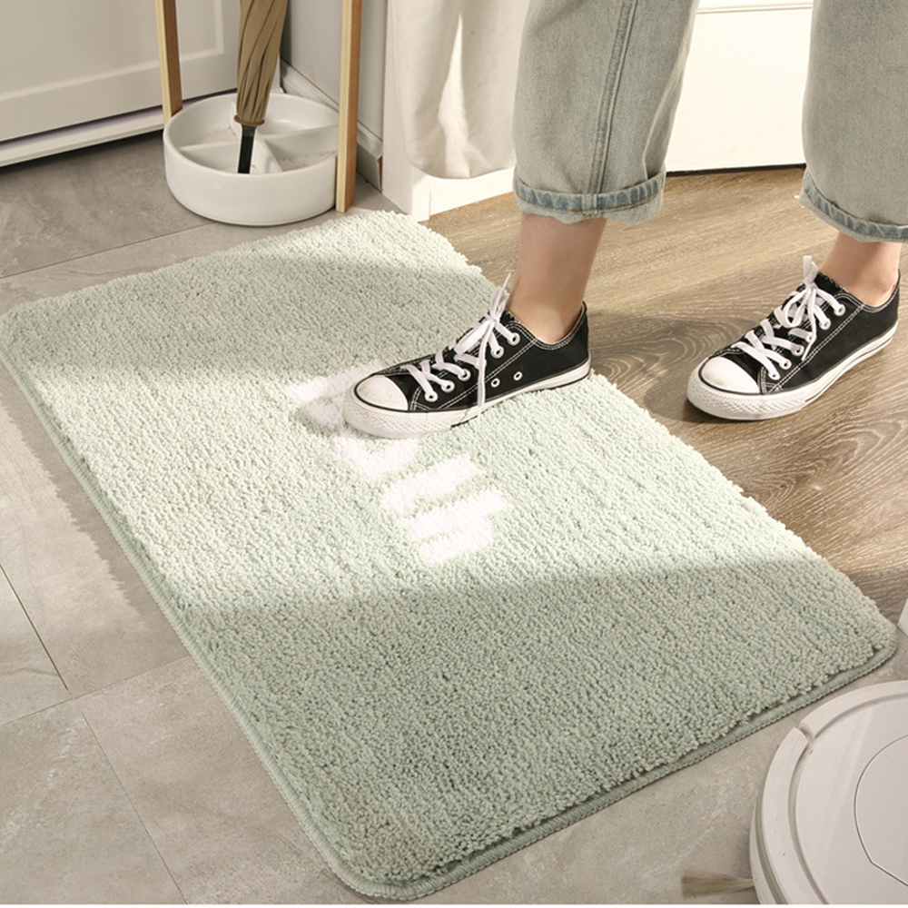 Bath 욕실 미끄럼방지 발매트 발판 주방 현관 매트 40x60cm, 민트