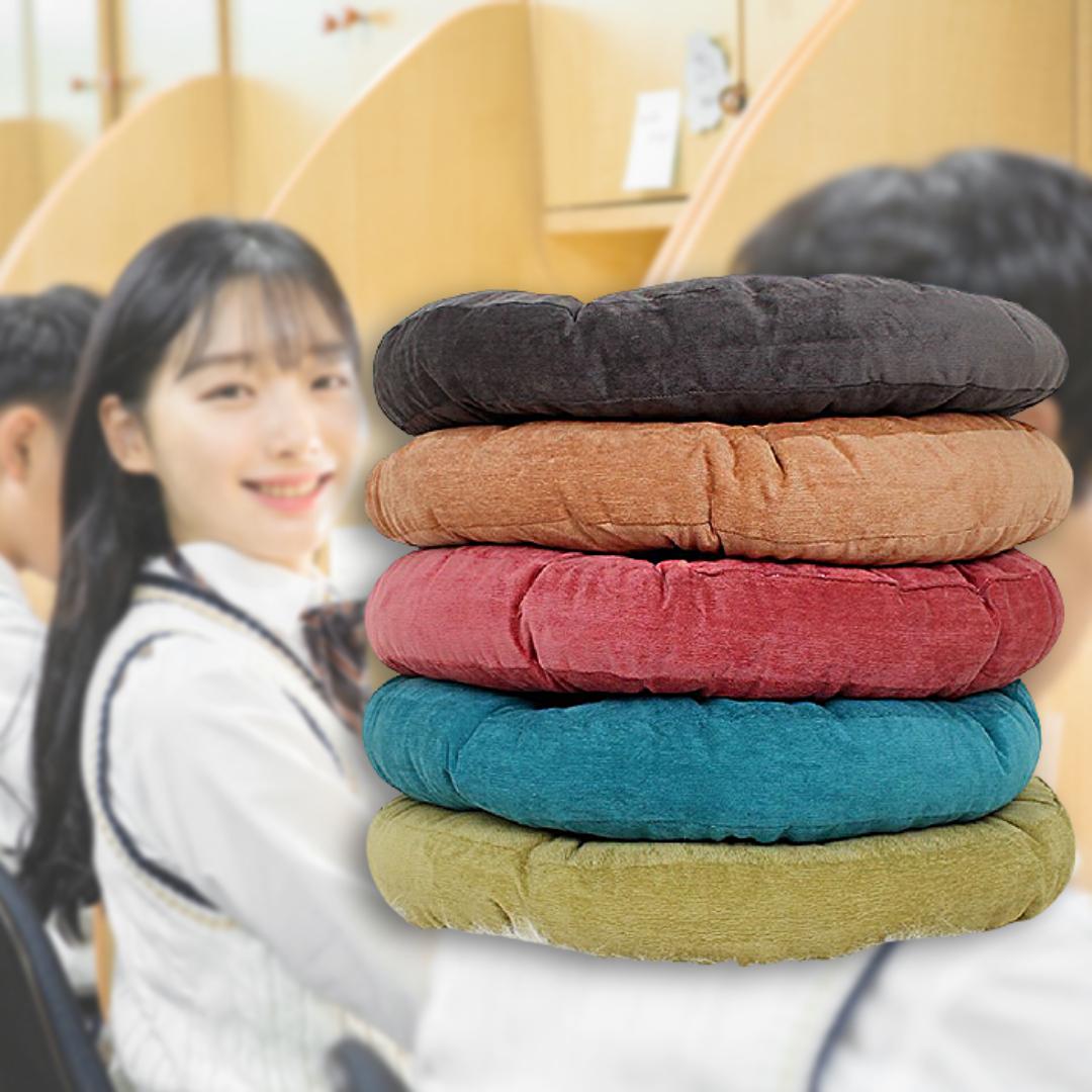 수험생 방석 책상 의자 방석 푹신한 명상 방석 원형 프리미엄 고시생 높은 사무용 학교