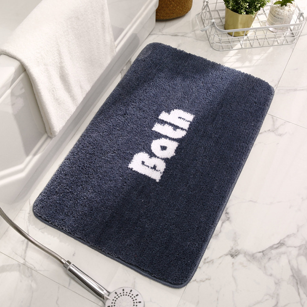 Bath 욕실 미끄럼방지 발매트 발판 주방 현관 매트 40x60cm, 민트