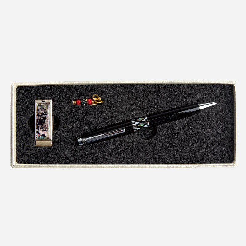 자개 USB 볼펜세트-장생도16G,32G - 메인 이미지