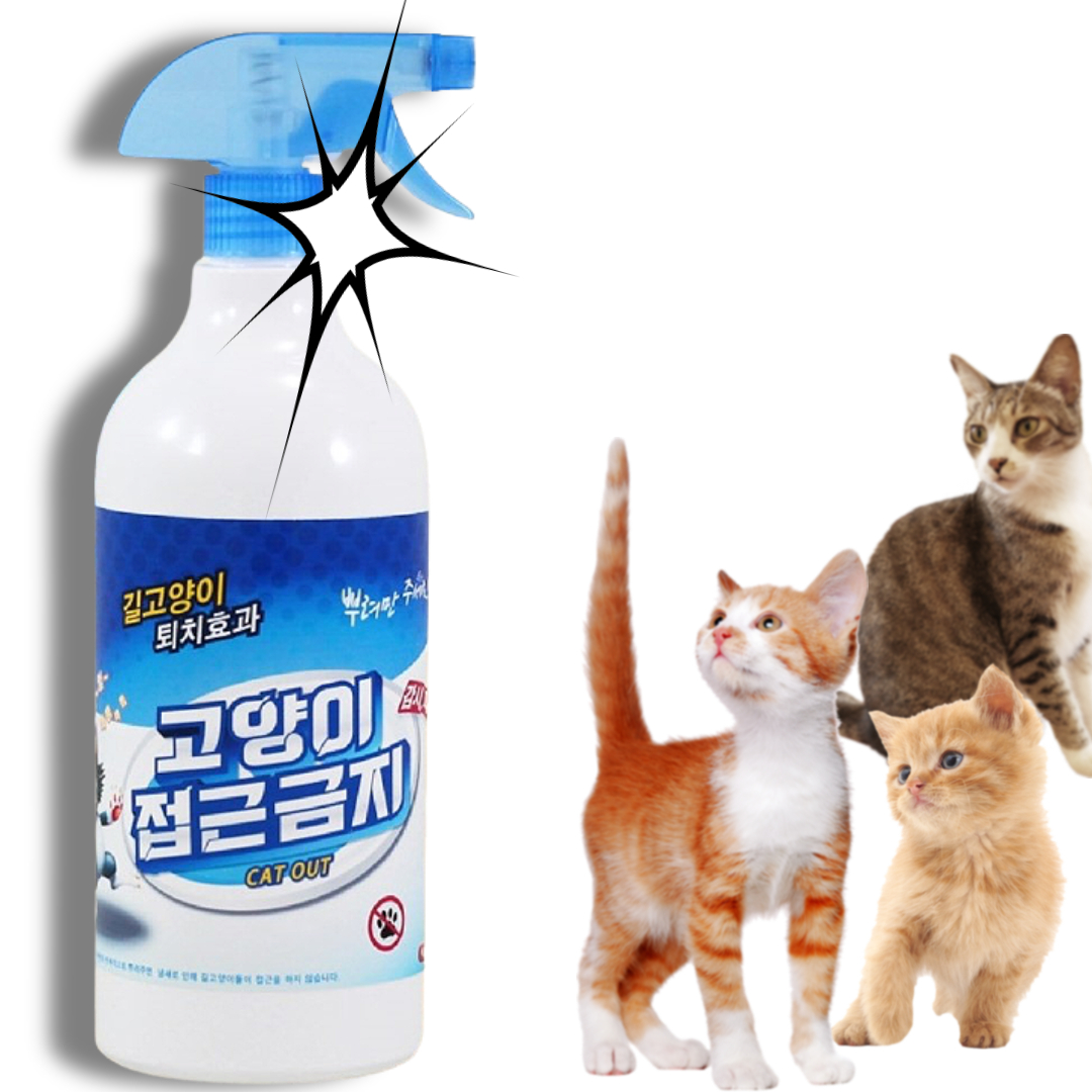 고양이 기피제 스프레이 고양이가싫어하는 냄새 길 고양이 퇴치 법 접근금지 1L 1리터 - 상품 이미지
