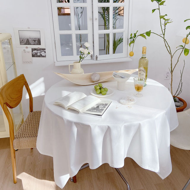 블루라인 방수 식탁보 테이블보 사각 백일 돌상 홈파티 카페 캠핑 맞춤제작 95X115