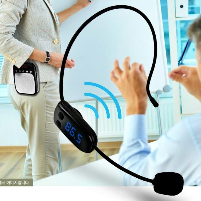 무선 헤드 마이크 수업용 공연용 휴대용 교사 강의용 무선 마이크