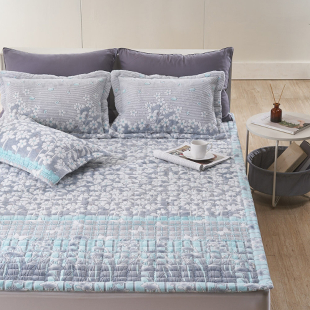 아델라 5mm 밍크극세사 카페트 겸 침대패드 Q 2color