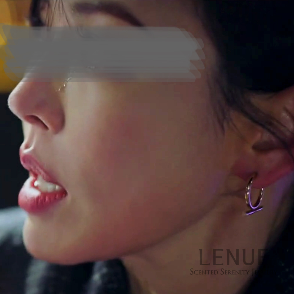 [레뉴] 오메가 링 귀걸이 / 925 실버 라운드 럭셔리 드라마 여배우 여자친구 생일 선물 - 상세 이미지 3
