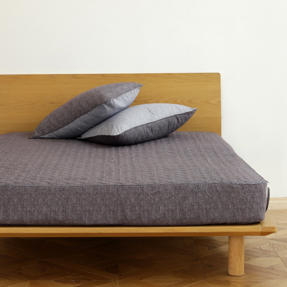 데일리 항균 세미 누빔 매트리스커버 차콜, SS(슈퍼싱글)